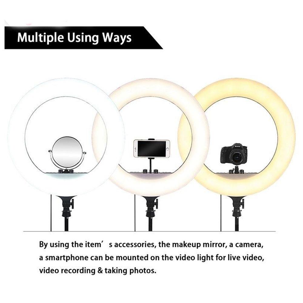 رینگ لایت مدل RING LIGHT RL-18 (همراه با ترانس)