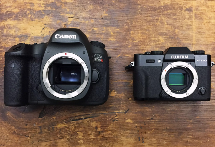 تفاوت DSLR و mirrorless