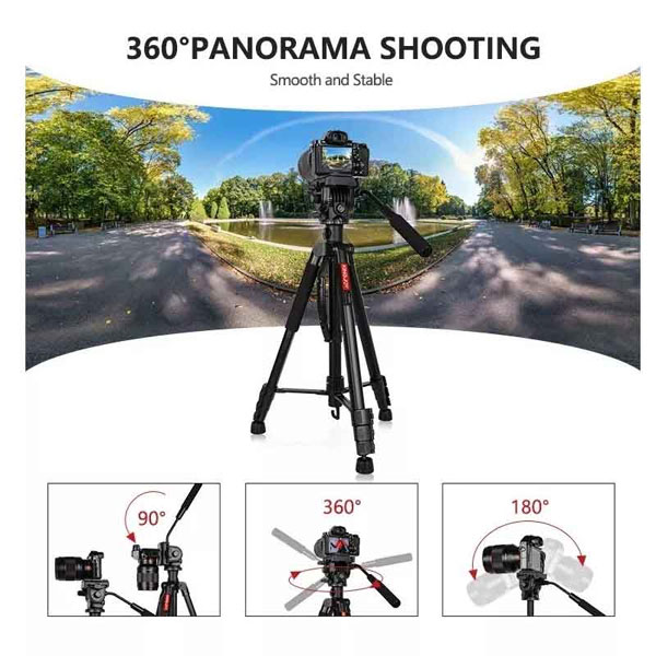 زاویه چرخش سه پایه کینگ جوی مدل Kingjoy VT-890H6