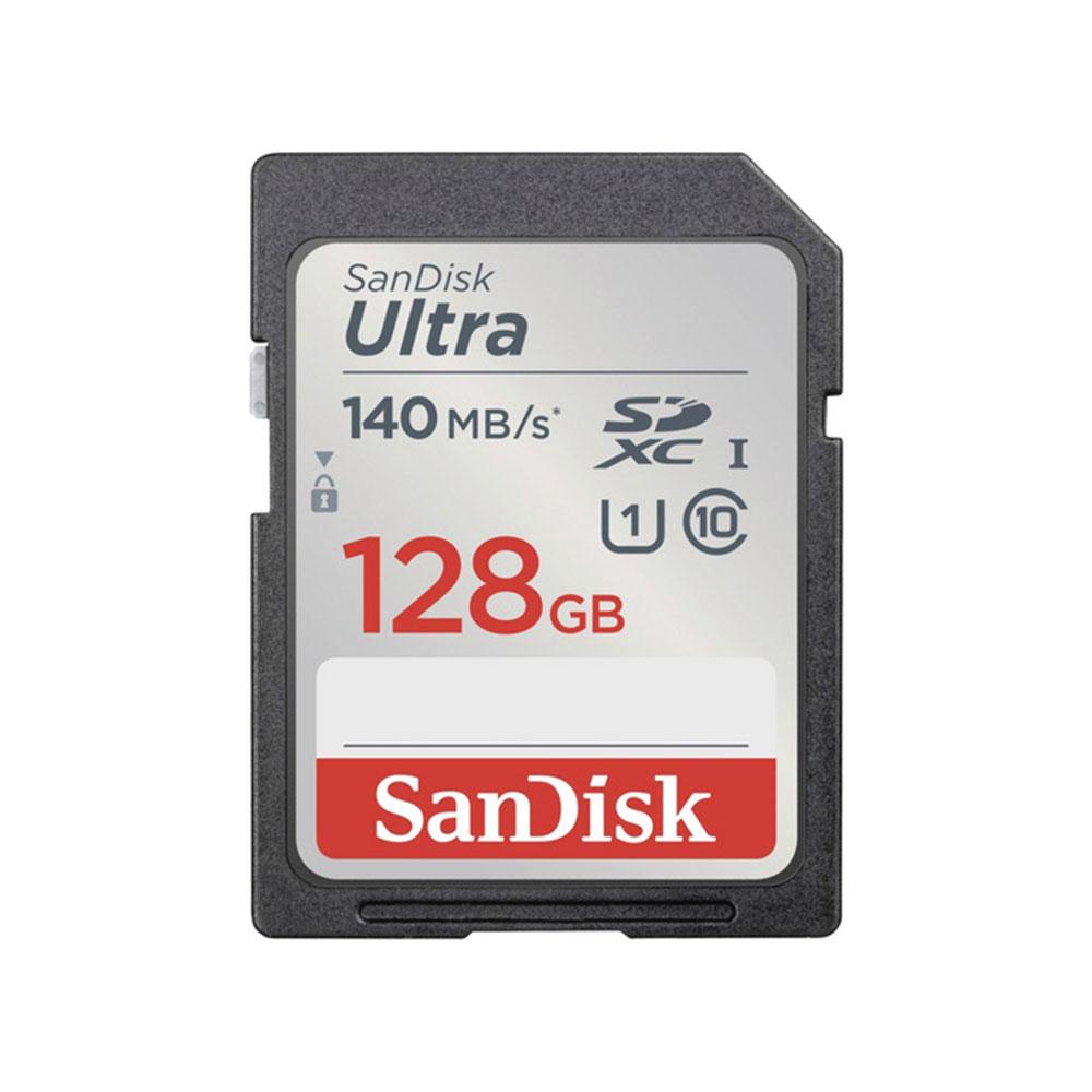 کارت حافظه اس دی سندیسک SD Sandisk 128GB 140mb/s Ultra