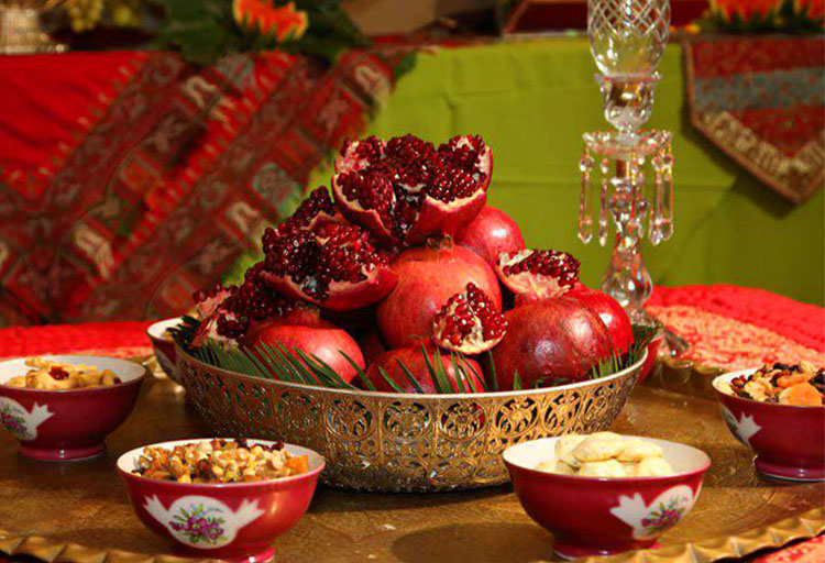 عکس سفره شب یلدا