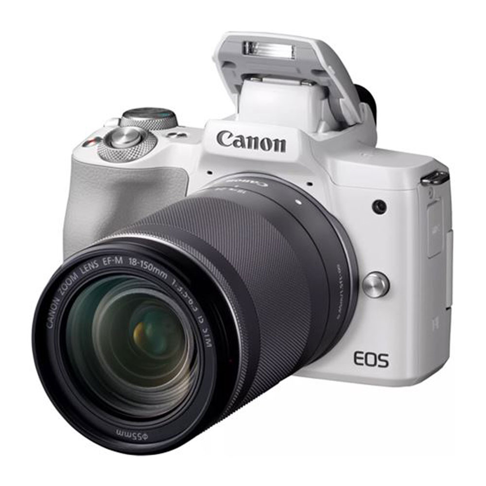 دوربین عکاسی کانن Canon M50 Mark II با لنز EF-M 18-150mm (سفید)