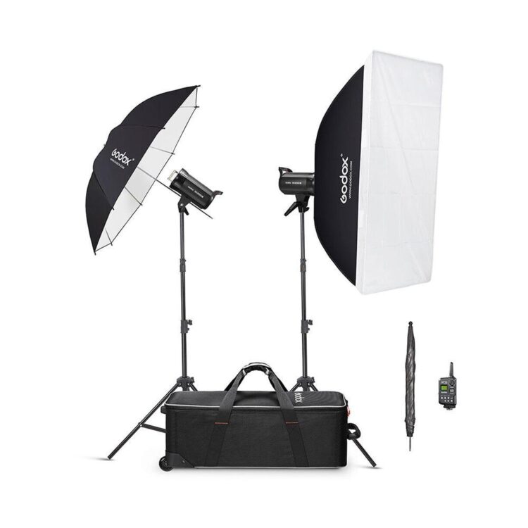 کیت فلاش استودیویی دو شاخه گودکس Godox SK300II-V