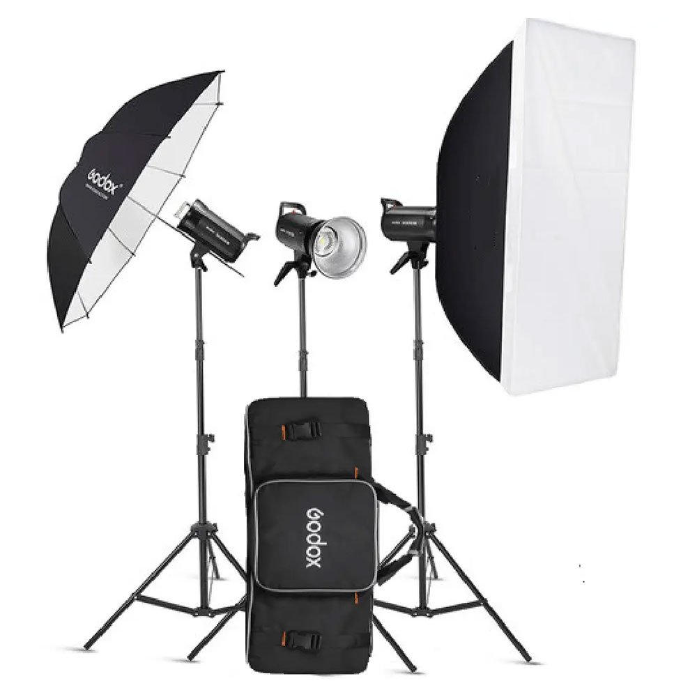 کیت فلاش استودیویی سه شاخه گودکس Godox SK300II-V