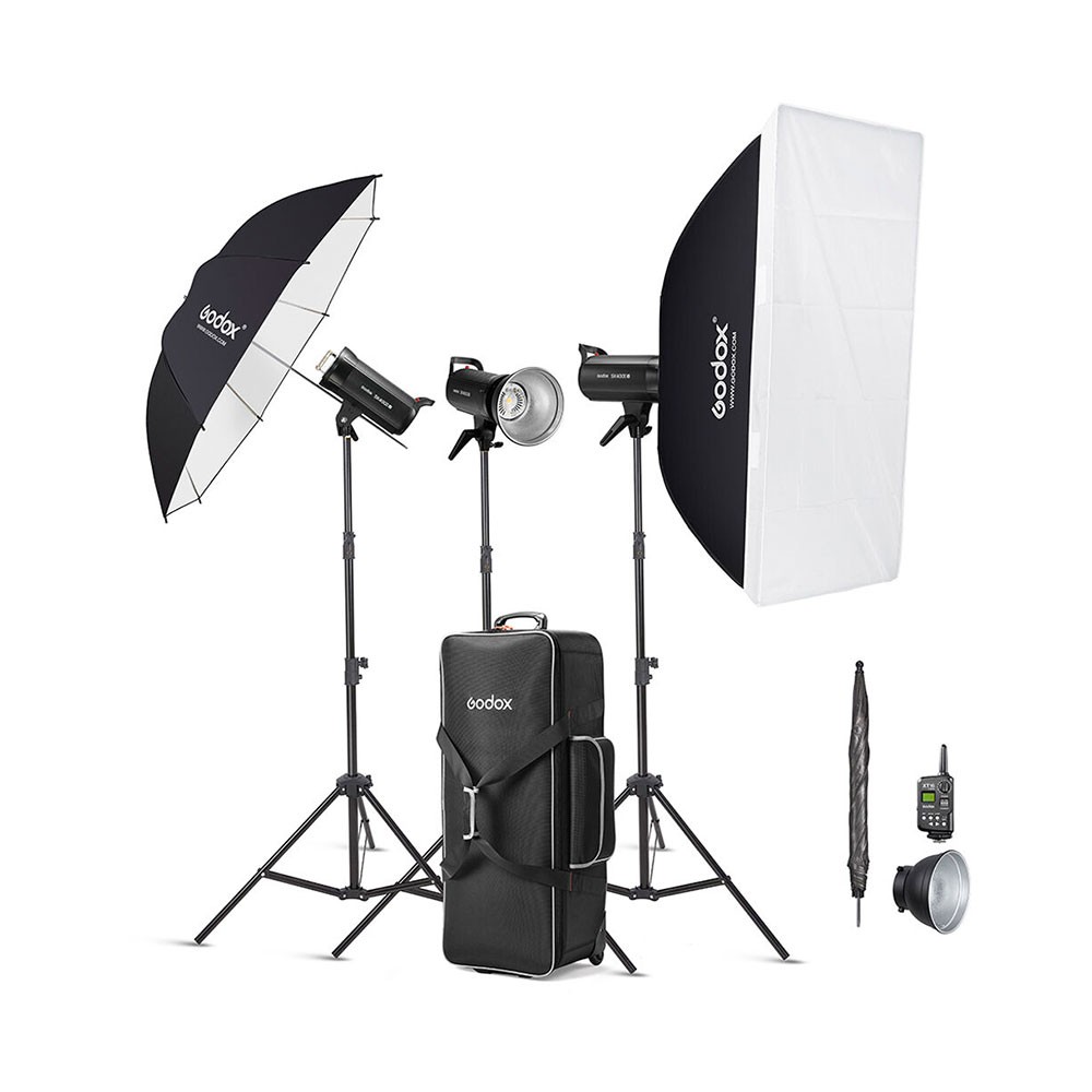 کیت فلاش استودیویی سه شاخه گودکس Godox SK400II-V