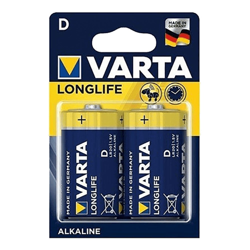 باتری آلکالاین بزرگ وارتا Varta Longlife (2عددی)