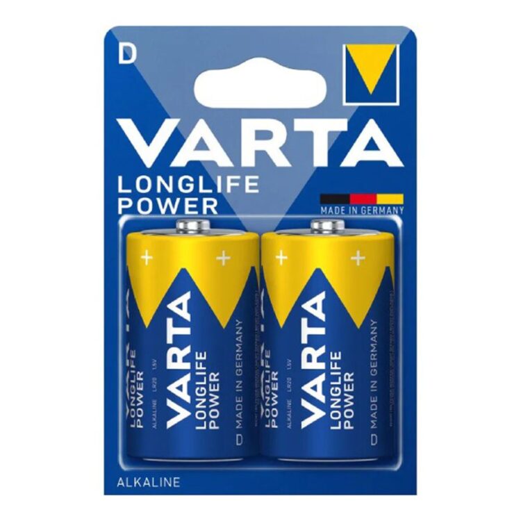 باتری آلکالاین بزرگ وارتا Varta Longlife Power (2عددی)