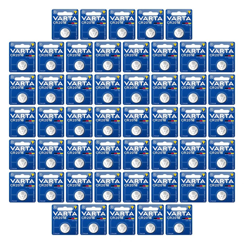 باتری سکه ای وارتا Varta CR2016 (50عددی)
