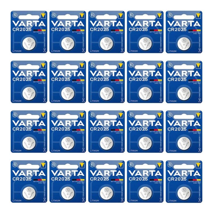 باتری سکه ای وارتا Varta CR2025 (20عددی)