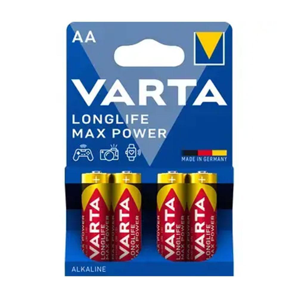 باتری قلمی آلکالاین وارتا Longlife Max Power (4عددی)