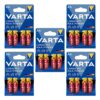 باتری قلمی آلکالاین وارتا Varta Longlife Max Power (20عددی)