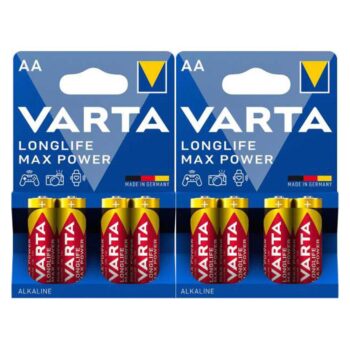 باتری قلمی آلکالاین وارتا Varta Longlife Max Power (8عددی)