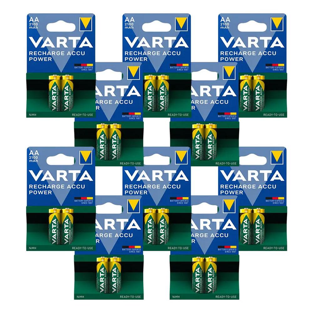 باتری قلمی شارژی وارتا Varta 2100mAh (20عددی)
