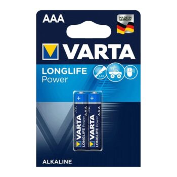 باتری نیم قلمی آلکالاین وارتا Varta Longlife Power (2عددی)