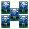 باتری نیم قلمی شارژی وارتا Varta 1000mAh (10عددی)