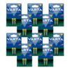 باتری نیم قلمی شارژی وارتا Varta 800mAh (20عددی)