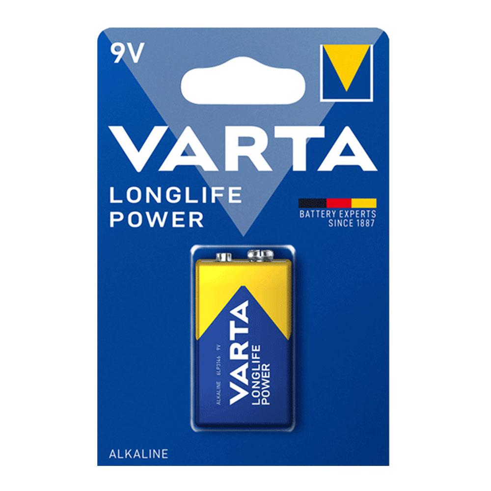 باتری کتابی آلکالاین وارتا Varta Longlife Power (1عددی)