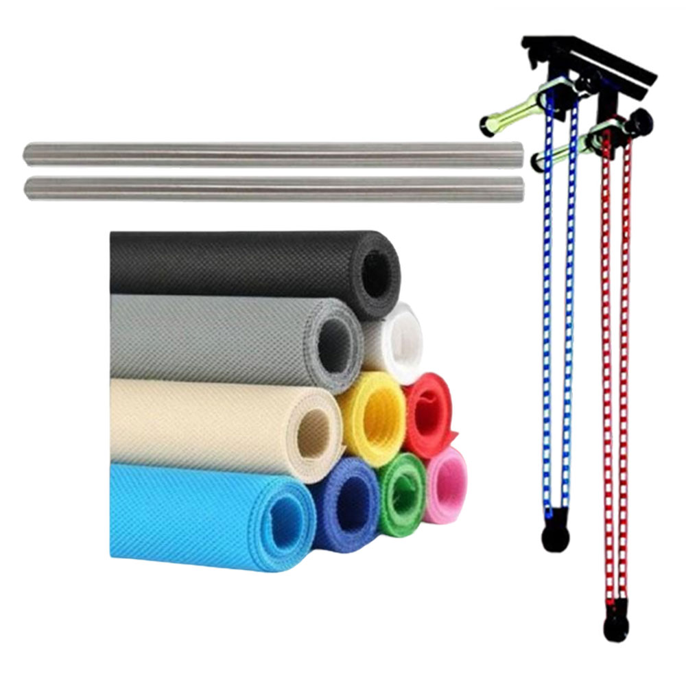 کیت فون زنجیری دو تایی + فون شطرنجی 3×5 + لوله آهنی ٣ متری