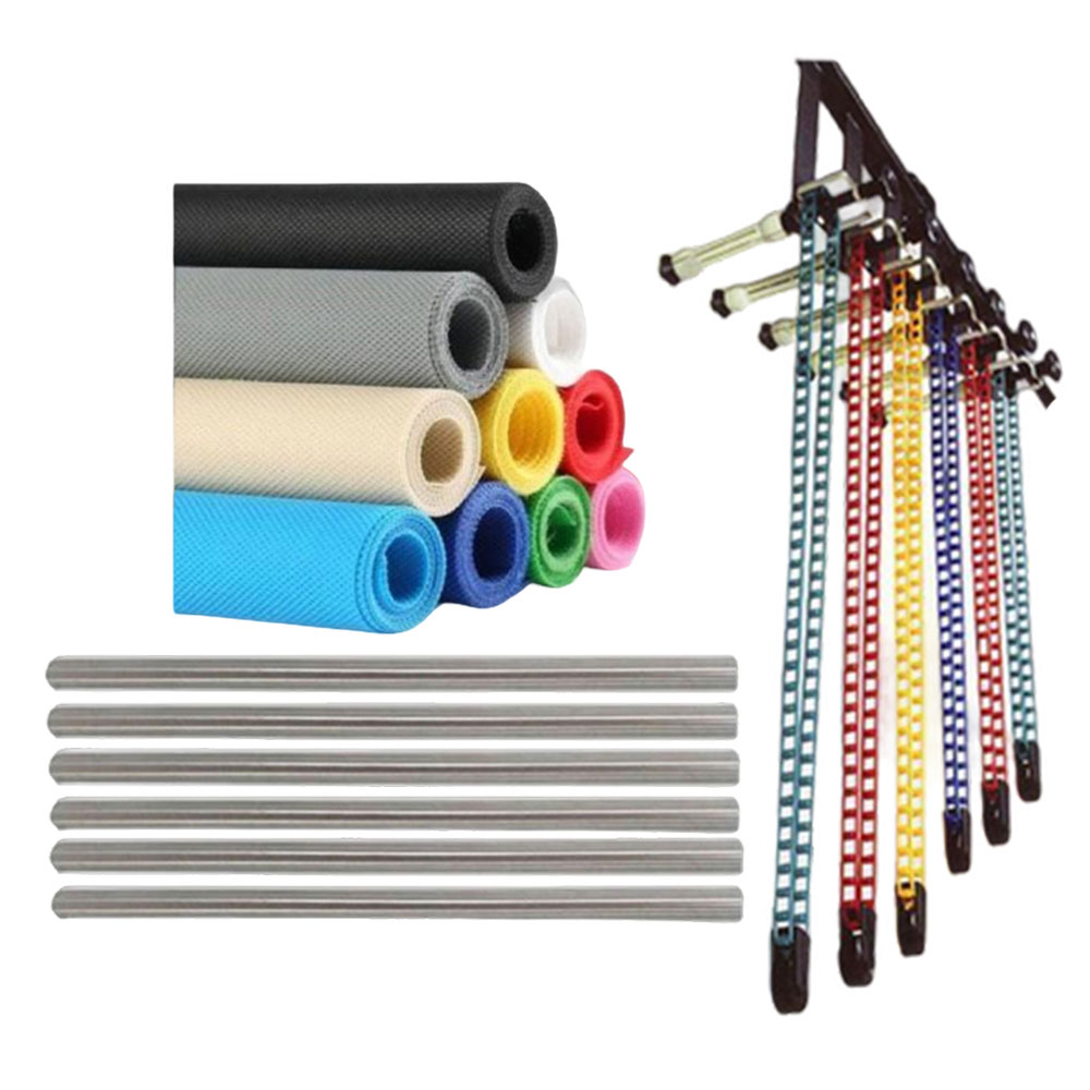 کیت فون زنجیری شش تایی + فون شطرنجی 3×5 + لوله آهنی ٣ متری