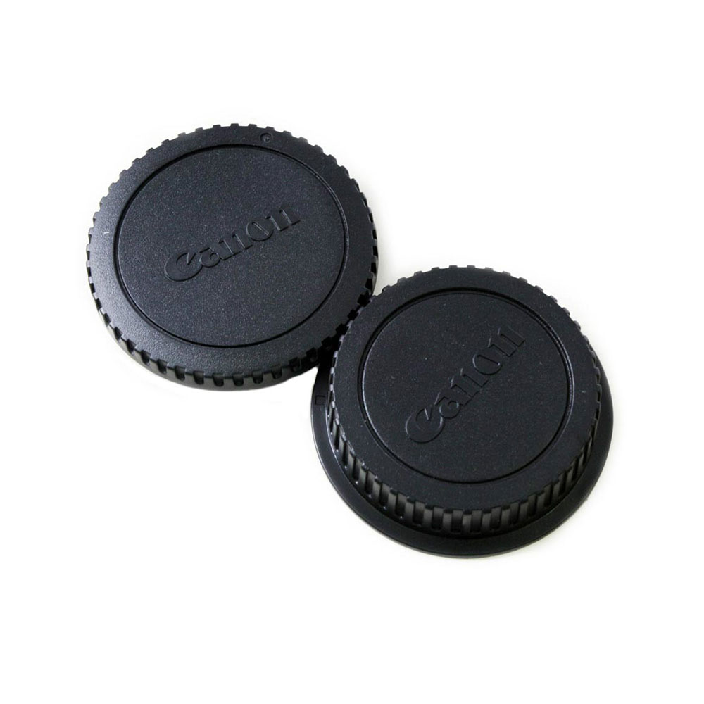 درب پشت لنز و بدنه کانن Canon Rear Lens cap + Camera Body Cap