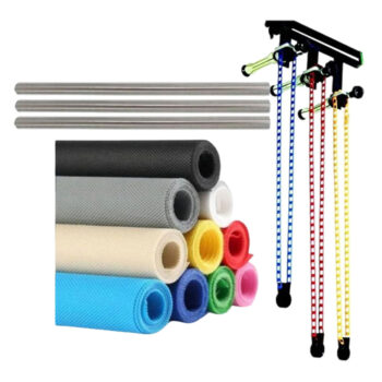 کیت فون زنجیری سه تایی + لوله آهنی ٣ متری + فون شطرنجی 3×5 (خارجی)