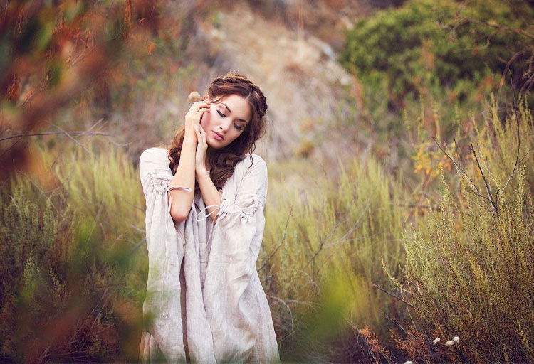 ژست عکاسی در طبیعت