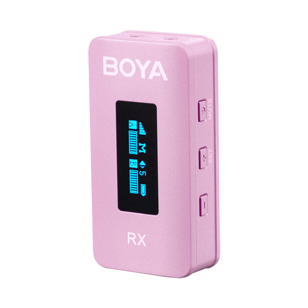 میکروفن بی سیم بویا صورتی BOYA BY-XM6 K2