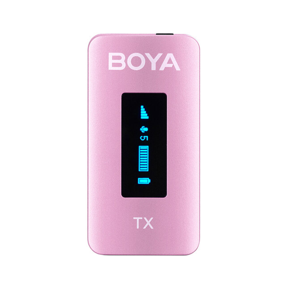 میکروفن بی سیم بویا صورتی BOYA BY-XM6 K2
