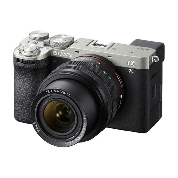 دوربین عکاسی بدون آینه سونی Sony a7C II Mirrorless with 28-60mm Lens نقره ای