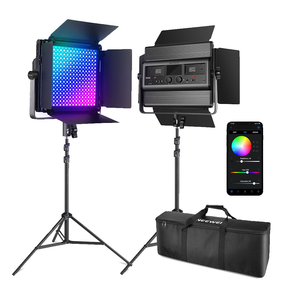 ویدیو لایت نیور Neewer RGB 1200 LED Video Light