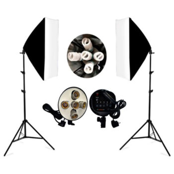 کیت دو شاخه نور ثابت 5 لامپ Diamond 5 Lamps + لامپ