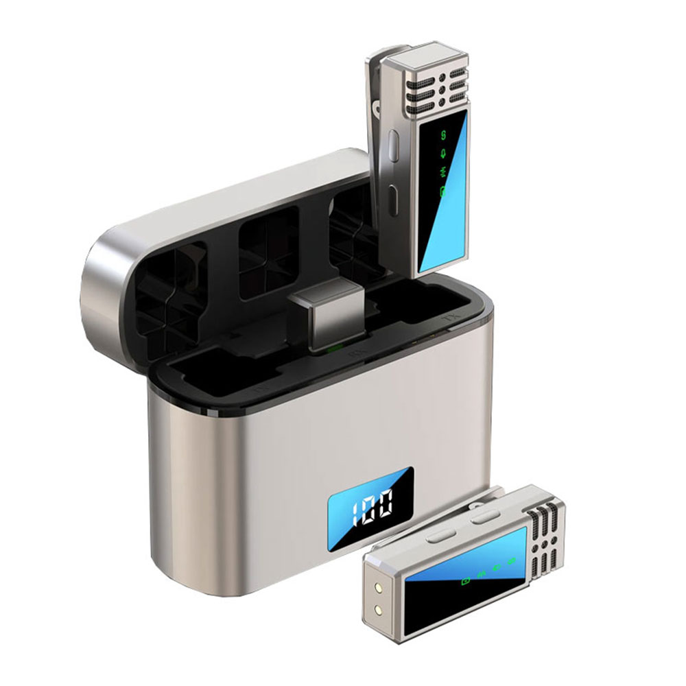 میکروفن یقه ای بی سیم جیماری مدل Jmary MW-15 Dual Type-C