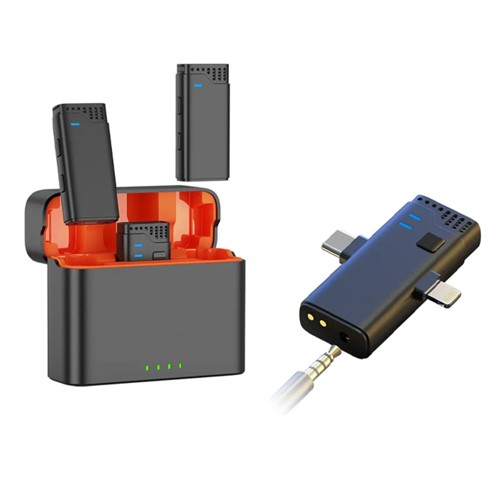 میکروفن یقه ای بی سیم جیماری مدل Jmary MW-16 Dual