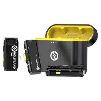 میکروفن یقه ای بی سیم هالی لند مدل Hollyland Lark C1 Duo Lightning