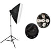 کیت تک شاخه نور ثابت 5 لامپ Diamond 5 Lamps + لامپ 40 وات + پایه
