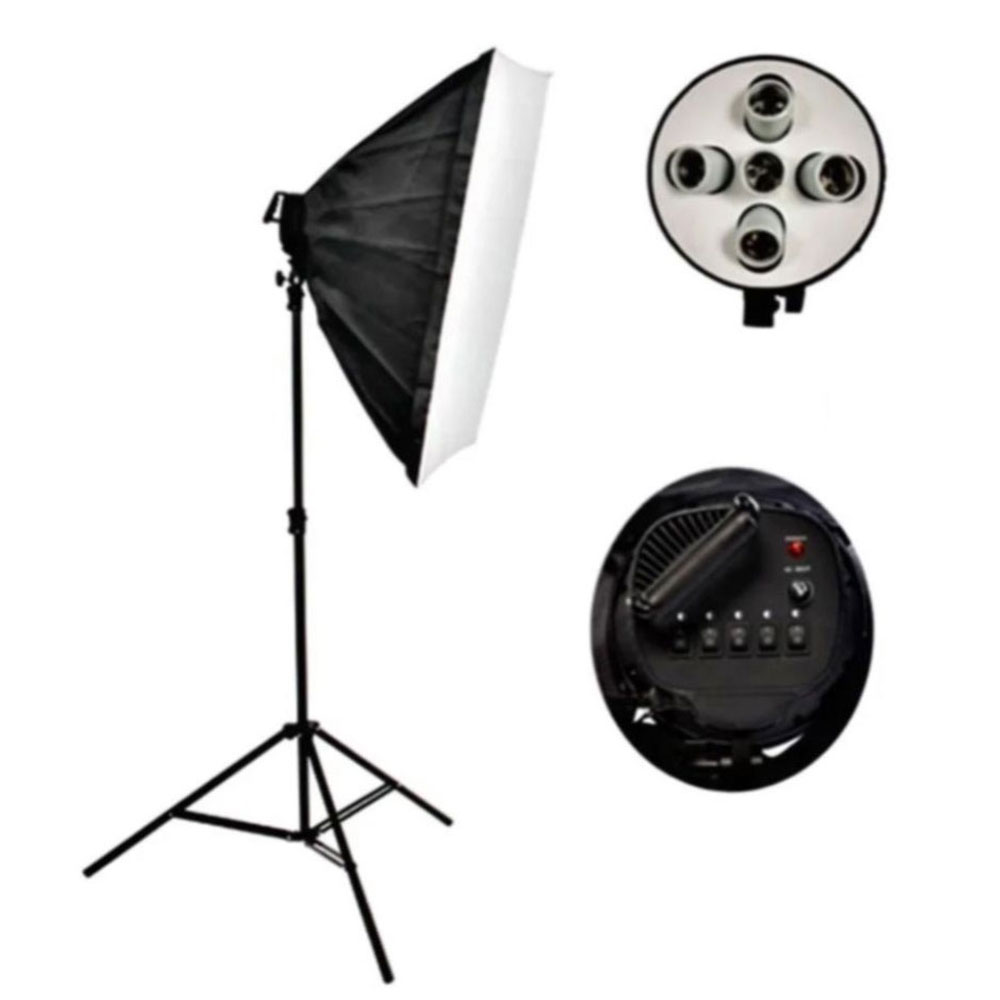 کیت تک شاخه نور ثابت 5 لامپ Diamond 5 Lamps + پایه