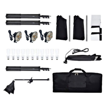 کیت نور ثابت 15 لامپ Diamond Continuous Lighting Kit 15 Lamps + پایه فون 2×3 + هدیه