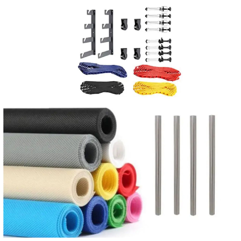 کیت نگهدارنده فون زنجیری چهارتایی+ فون 2×3 پرو + لوله آهنی 2 متری