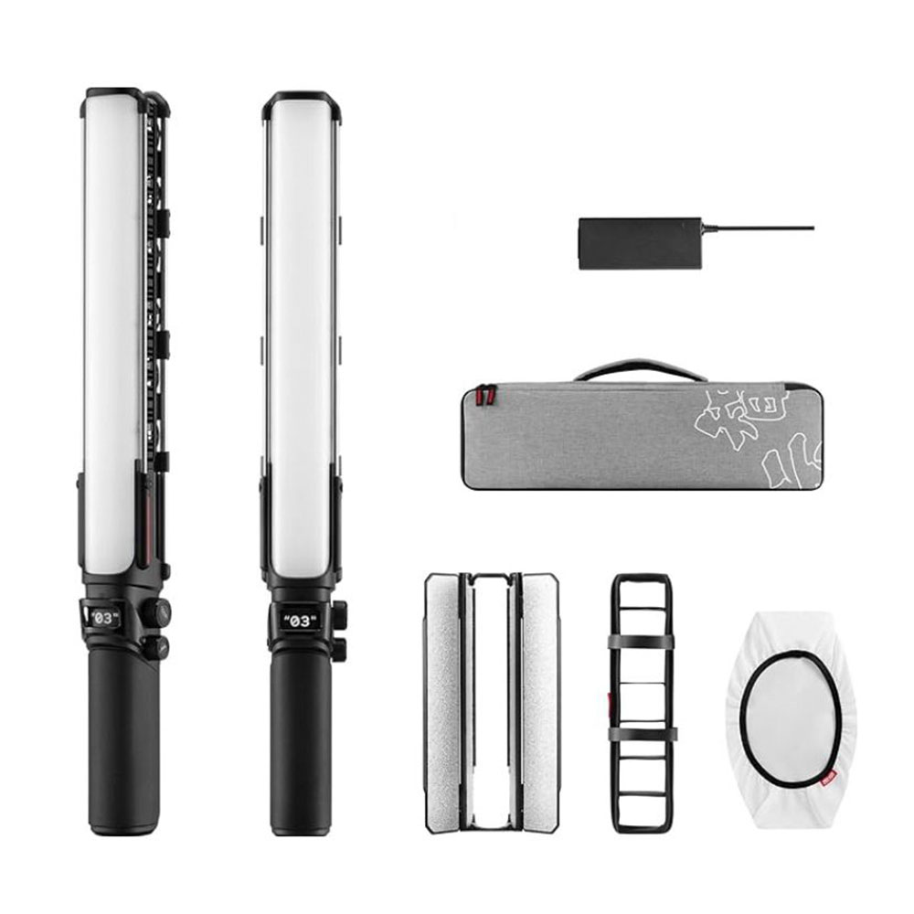 نور باتومی ژیون Zhiyun FIVERAY V60 Bi-Color مشکی