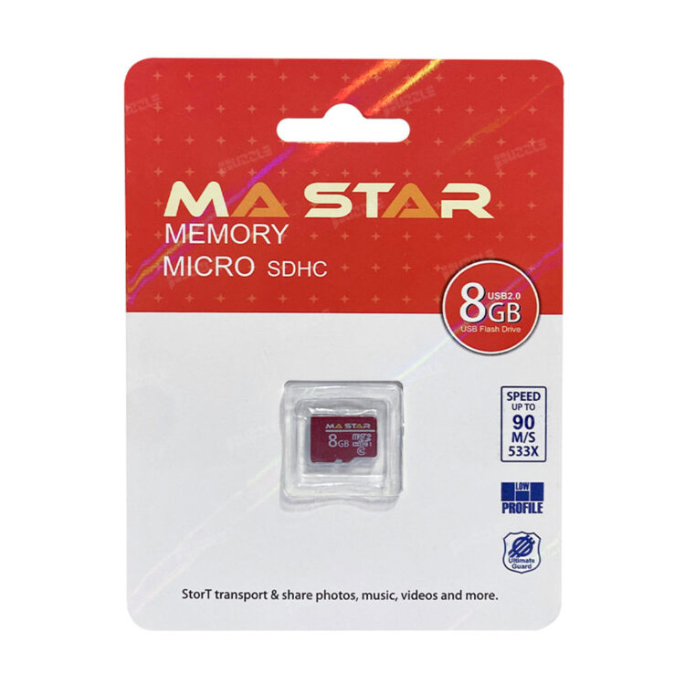 رم میکرو اس دی 8گیگابایت MA-SATAR MicroSD 8GB 80MG