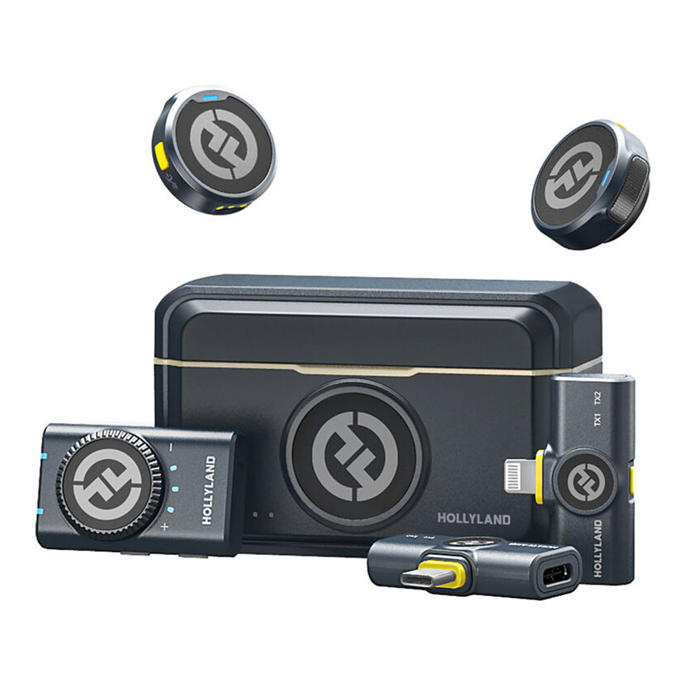 میکروفن یقه ای بی سیم هالی لند Hollyland Lark M2 COMBO