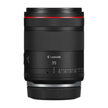 لنز کانن Canon RF 35mm f/1.4 L VCM با درپوش انتهایی لنز