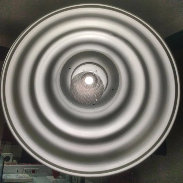 بیوتی دیش فلزی موج دار همراه گرید دریم لایت Dream Light Beauty 60 cm metal dish