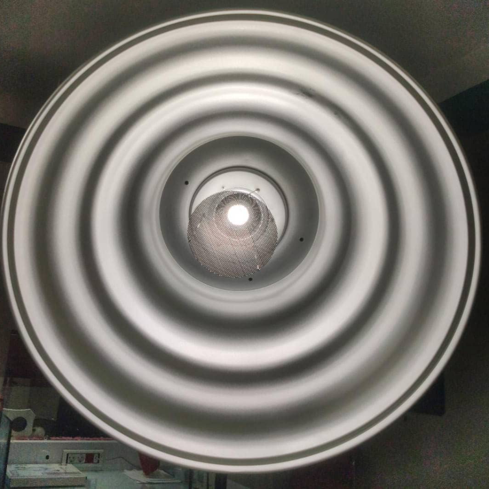 بیوتی دیش فلزی موج دار همراه گرید دریم لایت Dream Light Beauty 60 cm metal dish