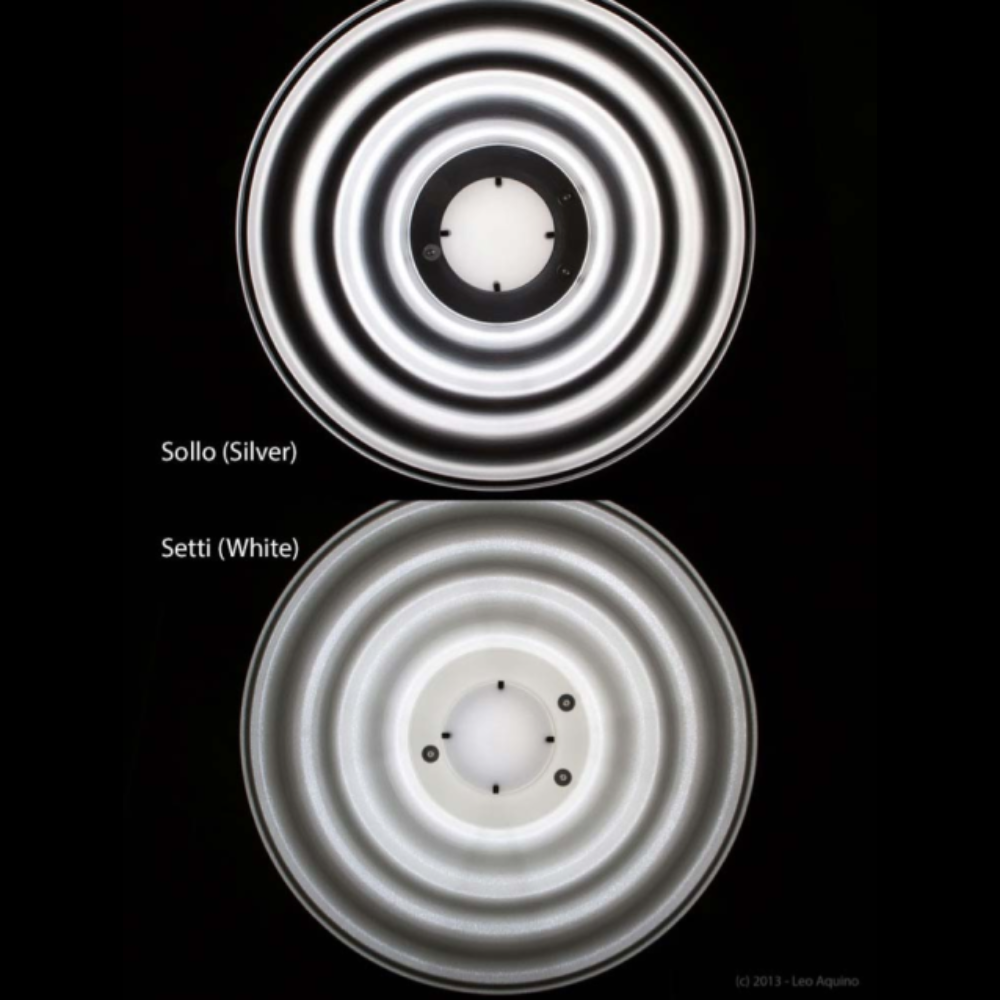 بیوتی دیش فلزی موج دار همراه گرید دریم لایت Dream Light Beauty 60 cm metal dish