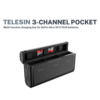 کیس شارژ 3 تایی جیبی تلسین Telesin Pocket Storage Charging Box For GoPro9-10-11-12