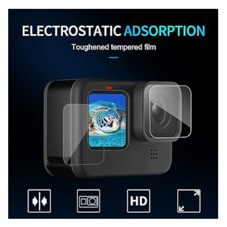 محافظ لنز و صفحه نمایش تلسین 11/12/Telesin GoPro Hero 9/10