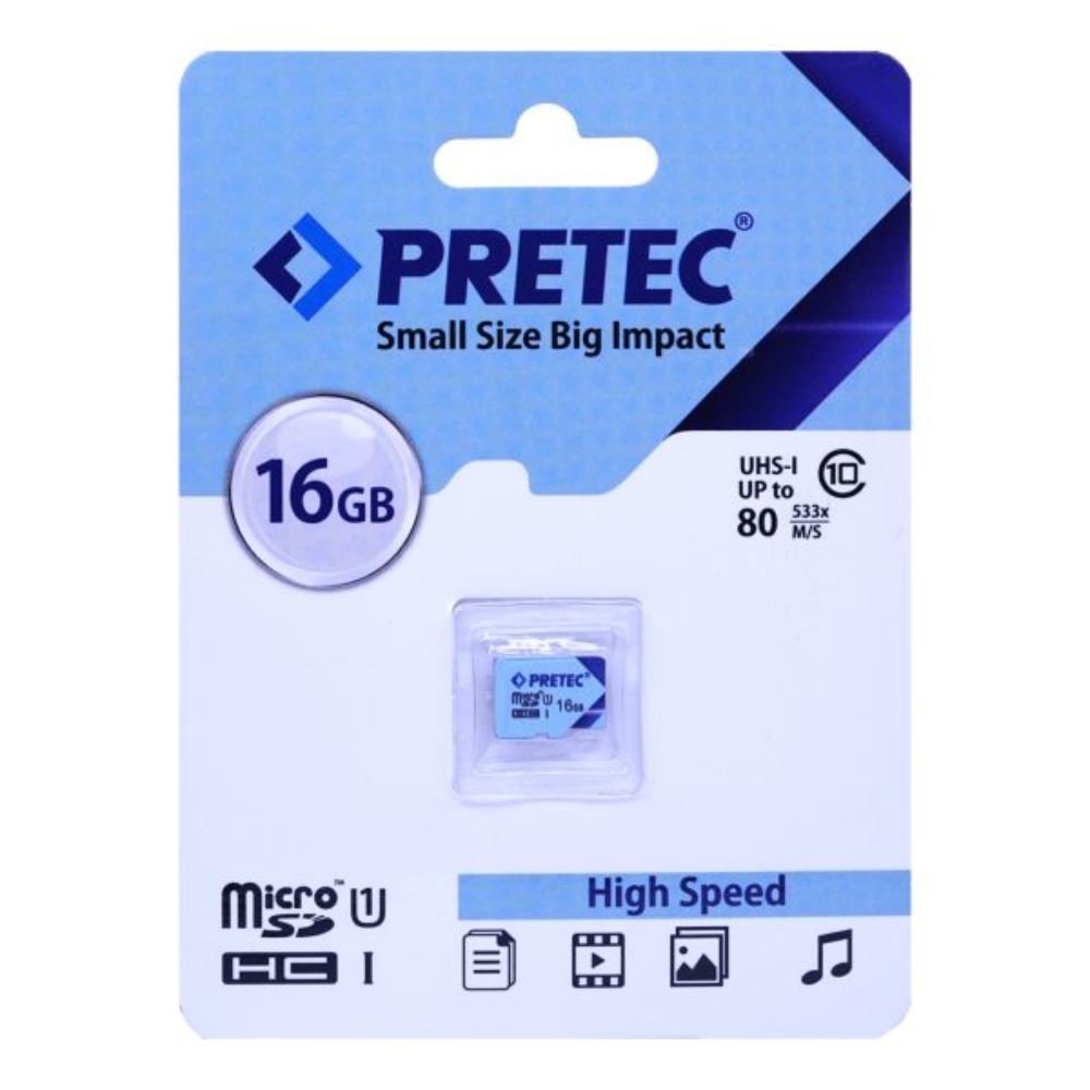 کارت حافظه PRETEC 16G_80mg