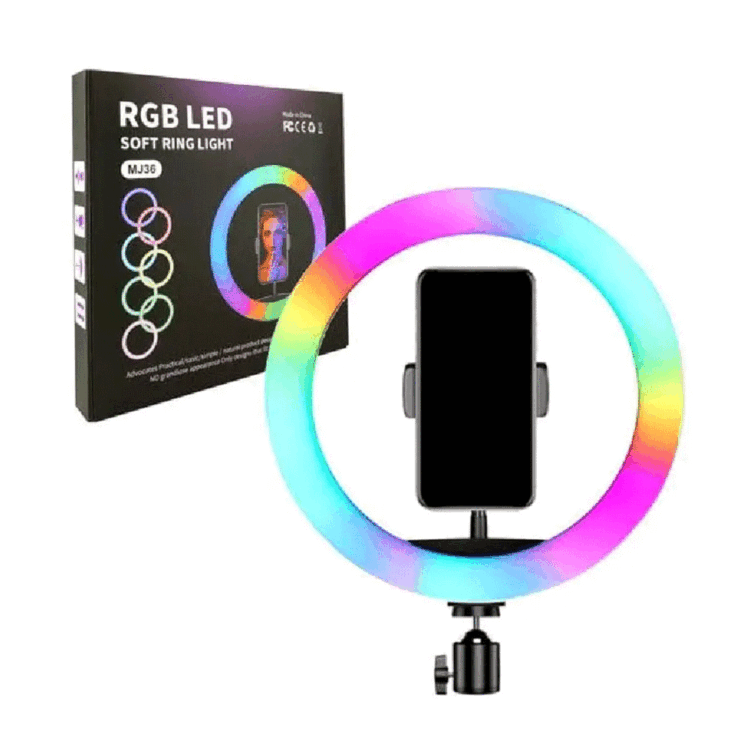 رینگ لایت Ring Light MJ36 RGB