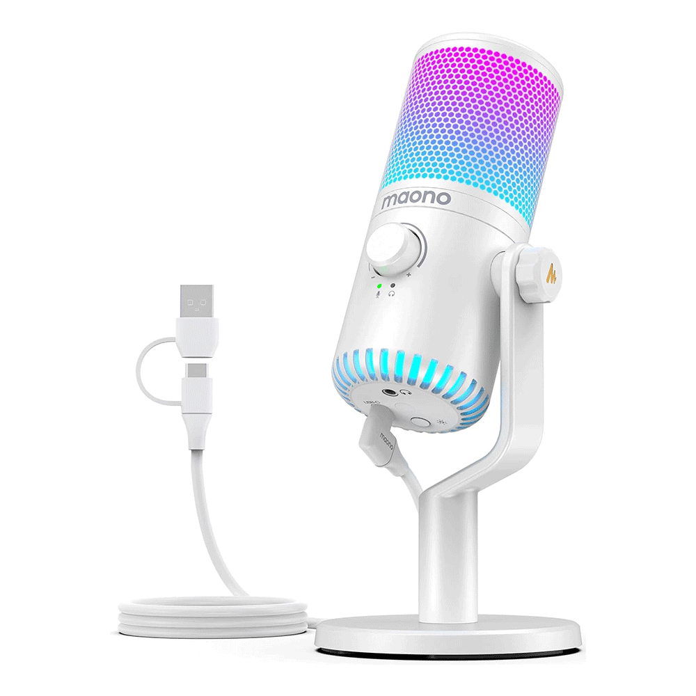 میکروفون استودیویی مائونو Maono DM30 RGB Studio Condenser